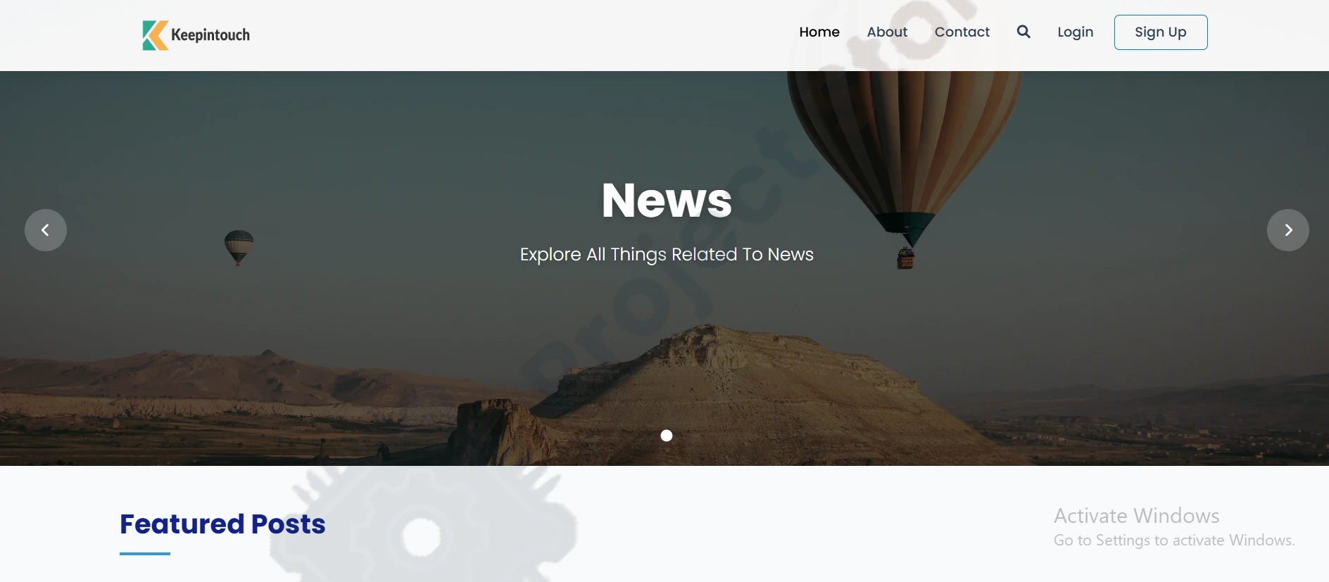 Blog Website